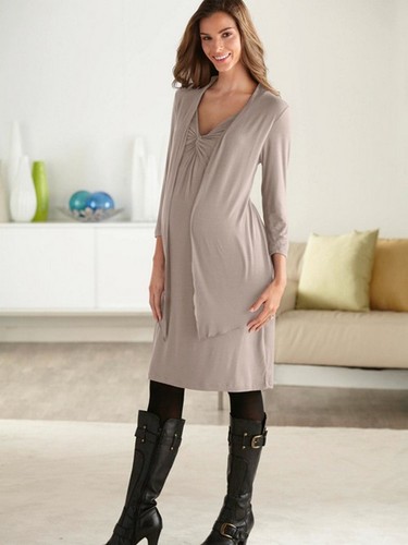 Shirtkleid beige damen - 32/34,
