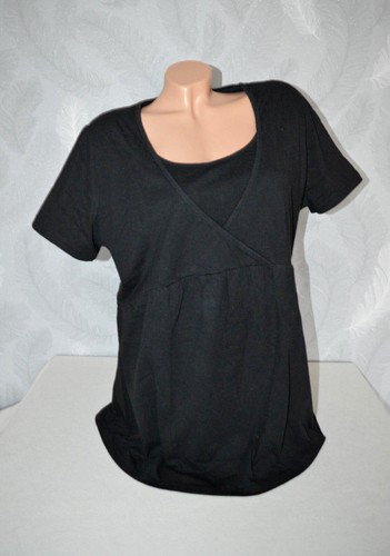 Schwarzes 2in1 tunikashirt - schwarzes,