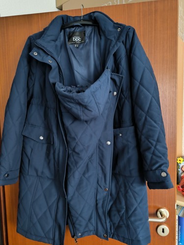 Gesteppt trageparka - gesteppt, /